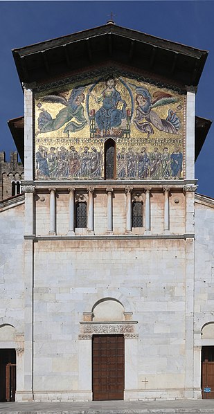 309px-lucca - basilica di san frediano - front