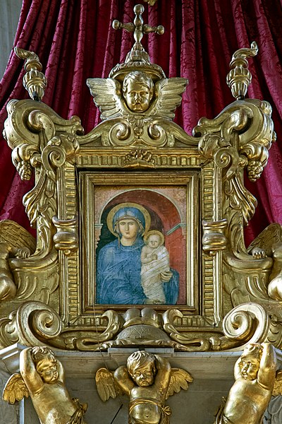 400px-duomo %28padua%29 - right arm of transept - madonna dei miracoli chapel - icona della madonna dei miracoli