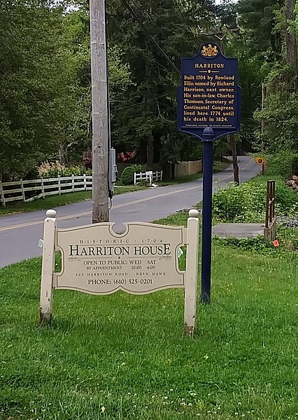 426px-harriton house historic marker in bryn mawr pa