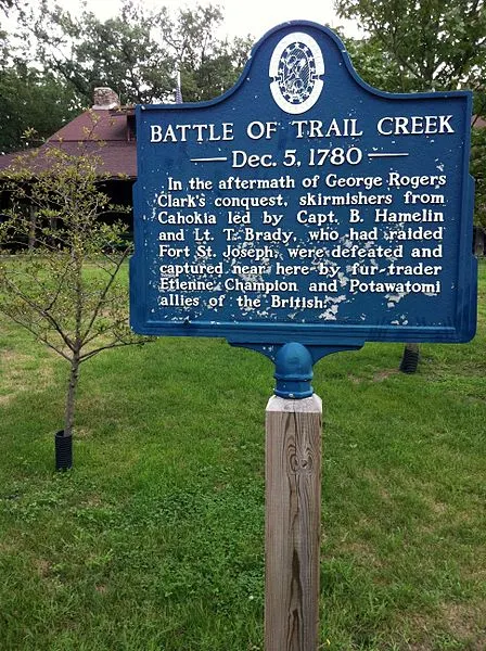 448px Battle of Trail Creek marker Liberty Trail2C Michigan City2C Indiana 2011 08 07 448px-battle of trail creek marker liberty trail%2c michigan city%2c indiana 2011-08-07