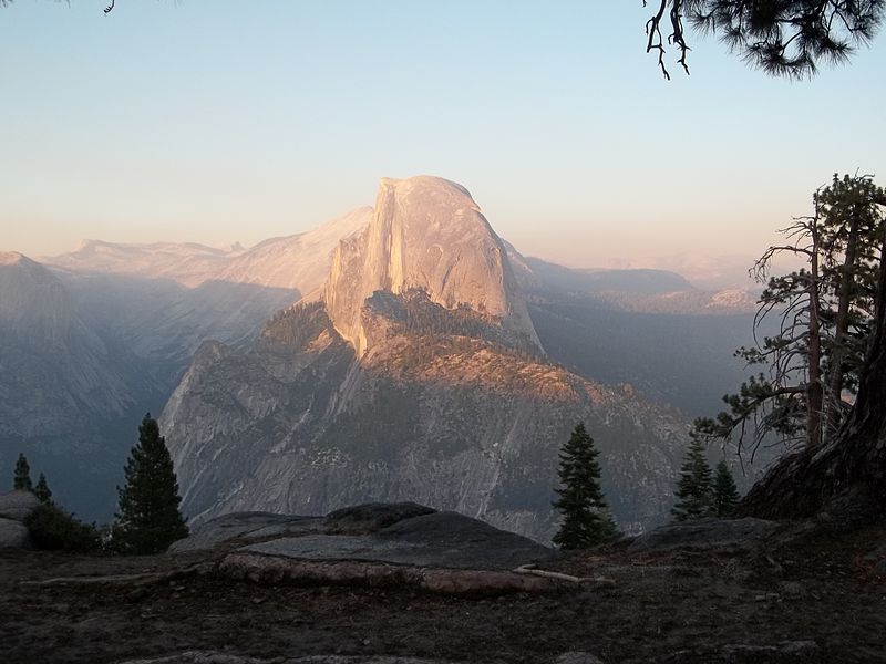 800px-half dome at sunset