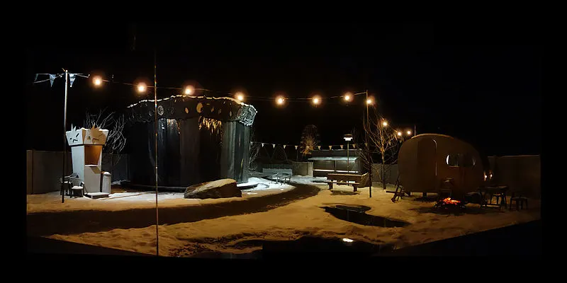 800px-installation %c2%ab amusement park %c2%bb de hans op de beeck - les champs libres - rennes - octobre 2015