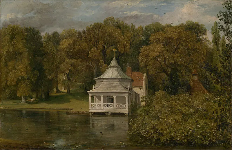 800px-john constable - the quarters behind alresford hall - google art project