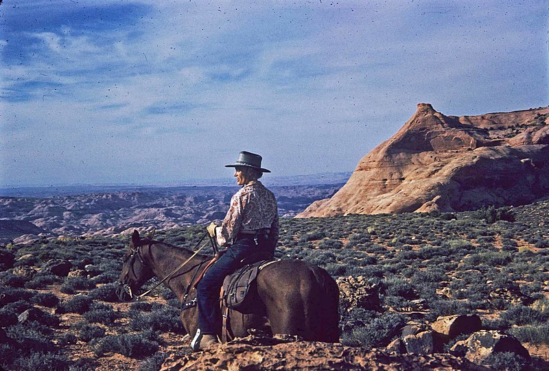 800px-mary abbott in the slickrock country north of navajo mountain