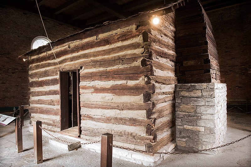 800px-re-erected lincoln marriage cabin at old fort harrod state park in harrodsburg%2c kentucky %2847082655181%29