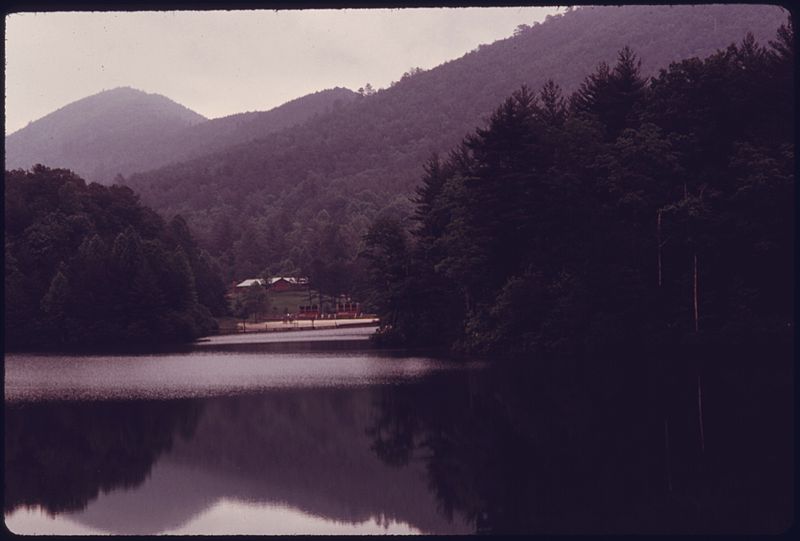 800px-unicoi lake%2c a part of unicoi state park on highway 356 two miles northeast of robertstown%2c georgia. the park has a... - nara - 557769