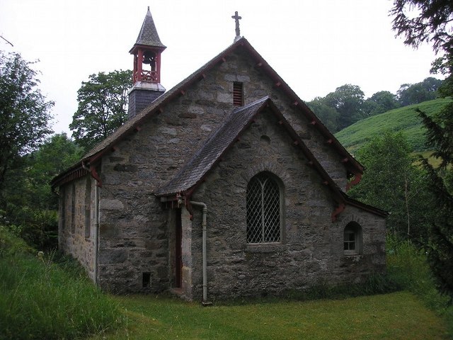 Glen fincastle kirk in the old scottish parish of dull %28abolished in 1975%29 - geograph.org.uk - 257277