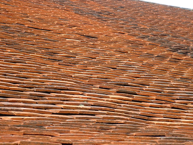 Up on the roof - geograph.org.uk - 242799