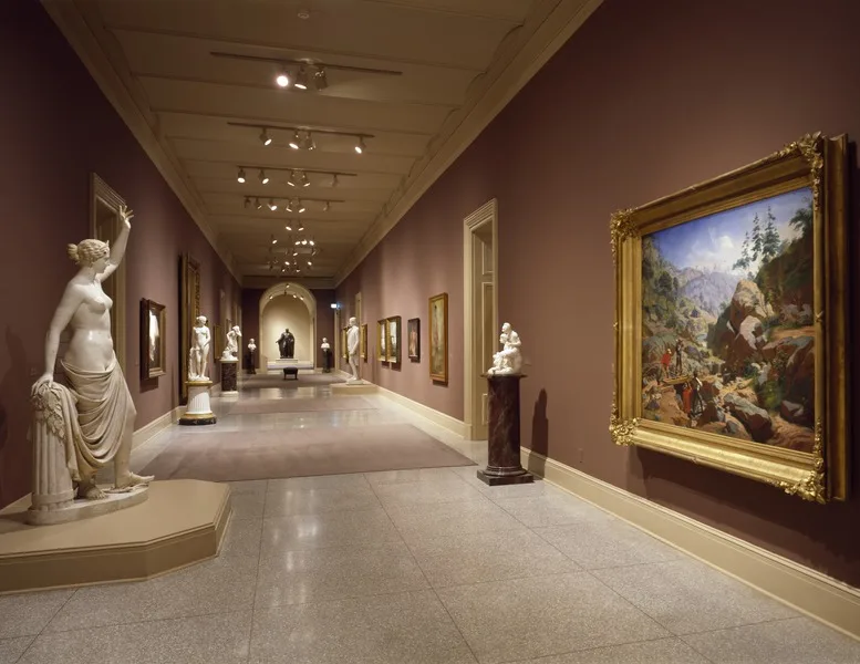Lossy-page1-777px-exhibit hallway at the national museum of american art%2c washington%2c d.c lccn2011634301.tif