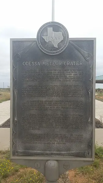 337px-odessa meteor crater texas historical marker