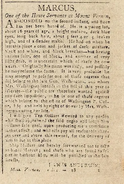 405px-marcus runaway ad philadelphia gazette 22 september 1800 p4