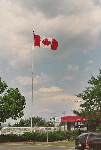 406px-canadian flag at the canada science and technology museum august 2005