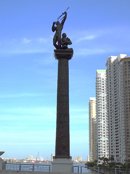 450px-miami river brickell avenue bridge statue