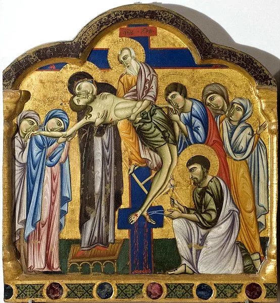554px-1 master of saint francis%2c double-sided polyptych. deposition. c.1272. national gallery of umbria%2c perugia