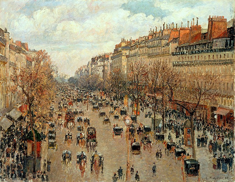 772px-camille pissarro - boulevard montmartre - eremitage