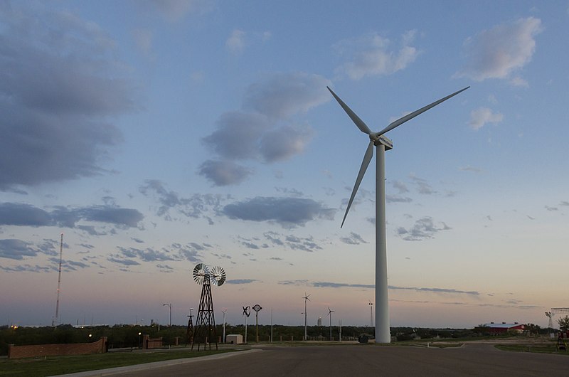 800px-a wind turbine and a windmill