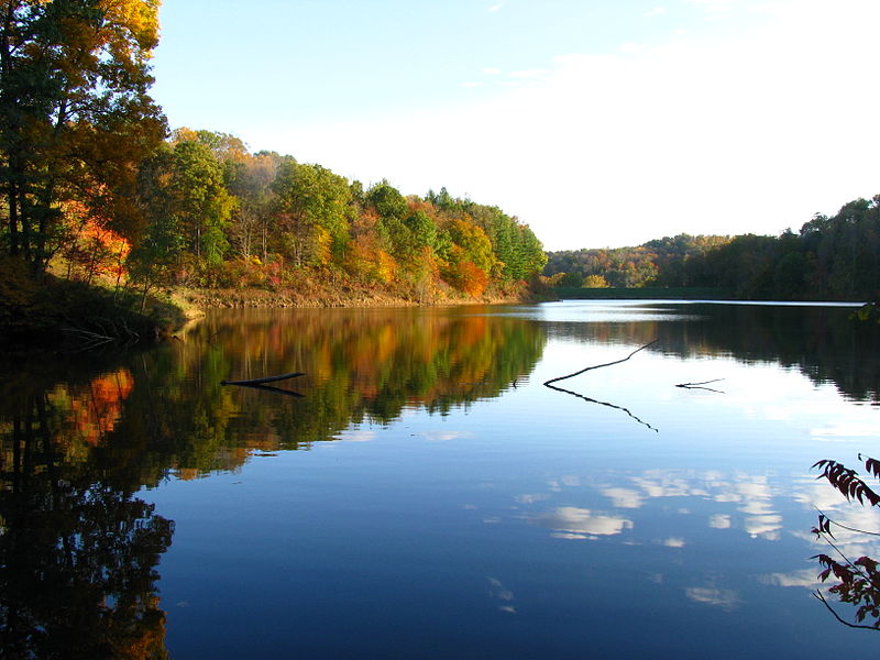 800px-dow lake at strouds run state park in mid october