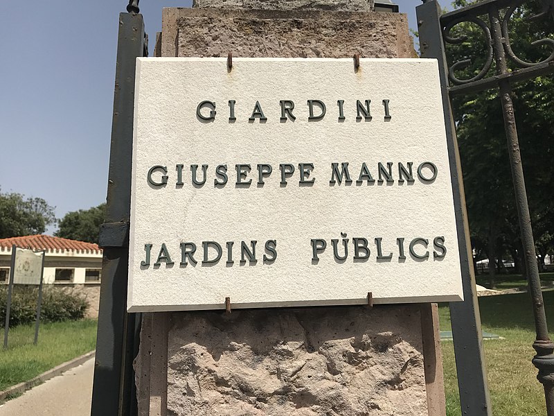 800px-panneau giardini giuseppe manno %28alghero%29 juillet 2018