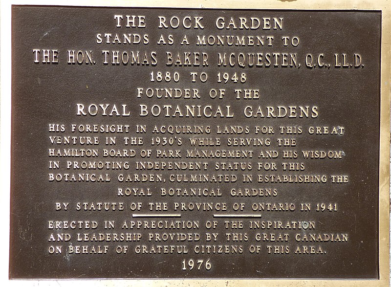 800px-royal botanical gardens%2c ontario%2c rock garden plaque close-up 01
