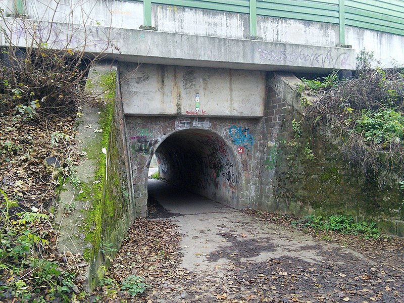 800px-schierstein%2c wiesbaden%2c germany. pedestrian tunnel under the wiesbaden-eltville railroad line%2c south side. - panoramio