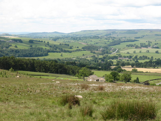 Looking west from white hill - geograph.org.uk - 849310