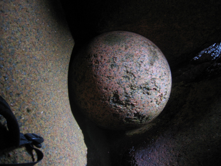 Tregastel brittany france curious stone