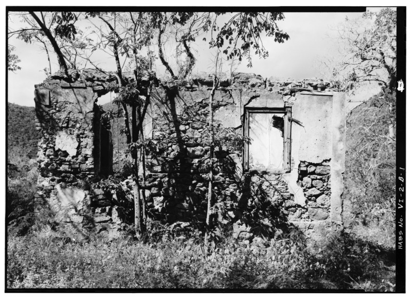 Lossy-page1-800px-east elevation of servants quarters - estate reef bay%2c service buildings%2c reef bay%2c st. john%2c vi habs vi%2c2-reba%2c1-b-1.tif