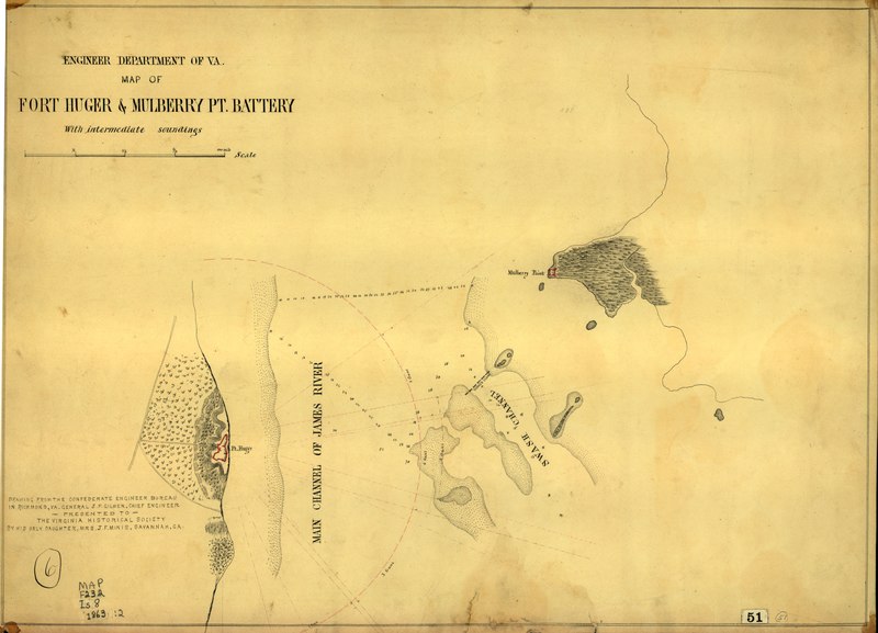 Lossy-page1-800px-map of fort huger %26 mulberry pt. battery with intermediate soundings. loc gvhs01.vhs00359.tif