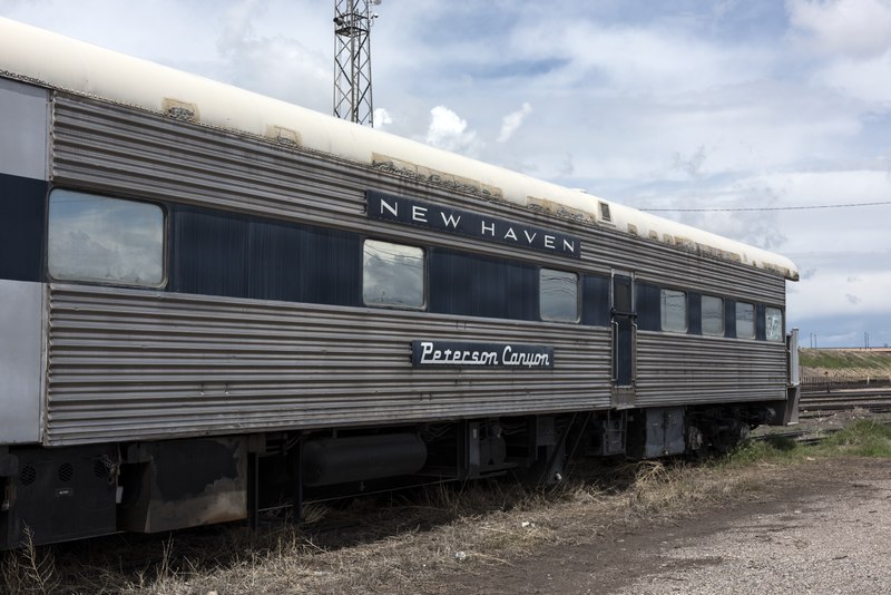Lossy-page1-800px-the vintage peterson canyon passenger-railroad car at the pueblo railway museum%2c next to union depot in pueblo%2c colorado lccn2015632336.tif