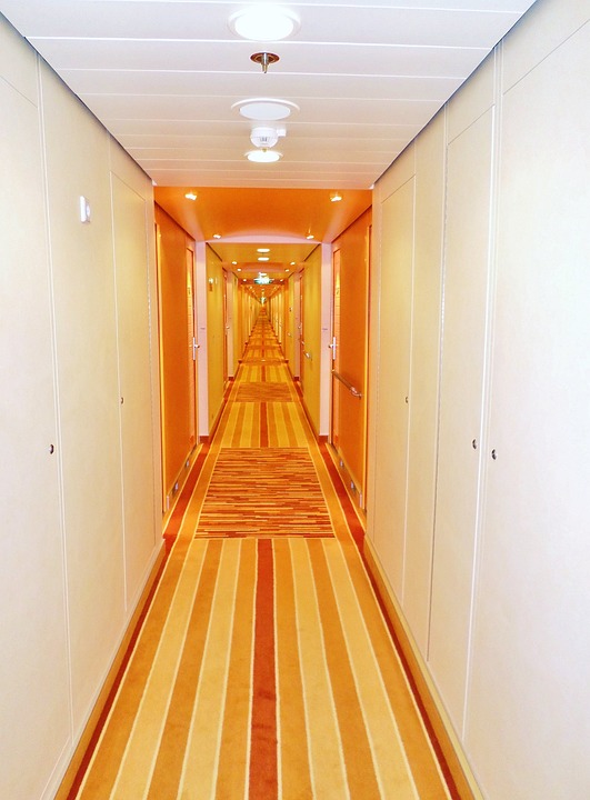 Free photos of Cabin corridor
