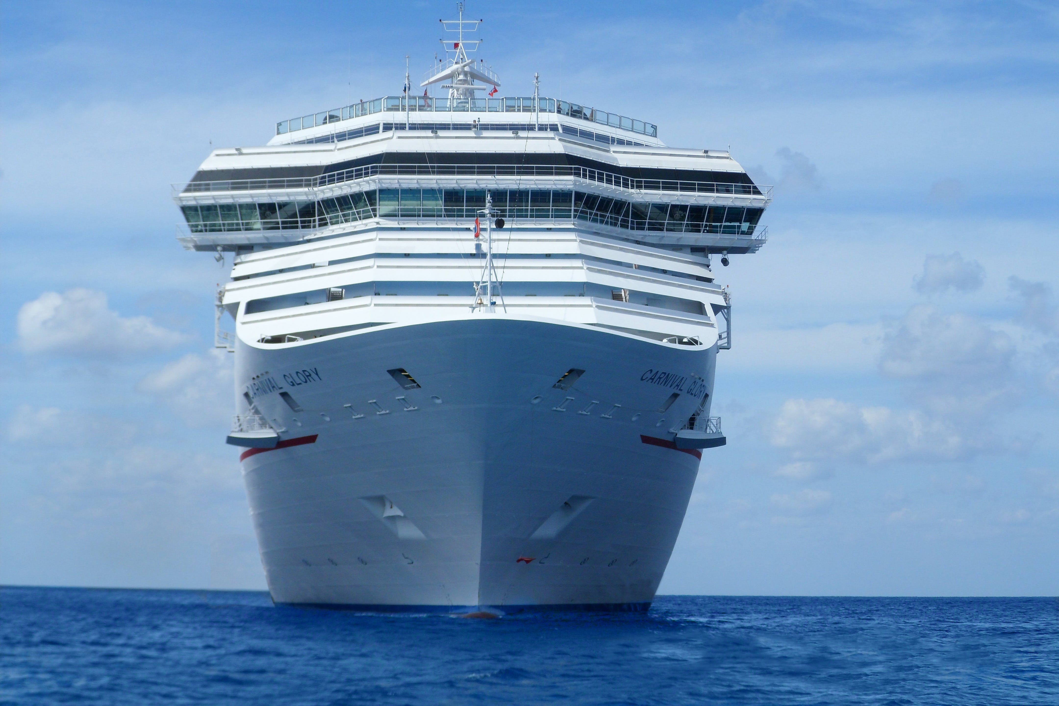 Free White Cruise Ship Stock Photo