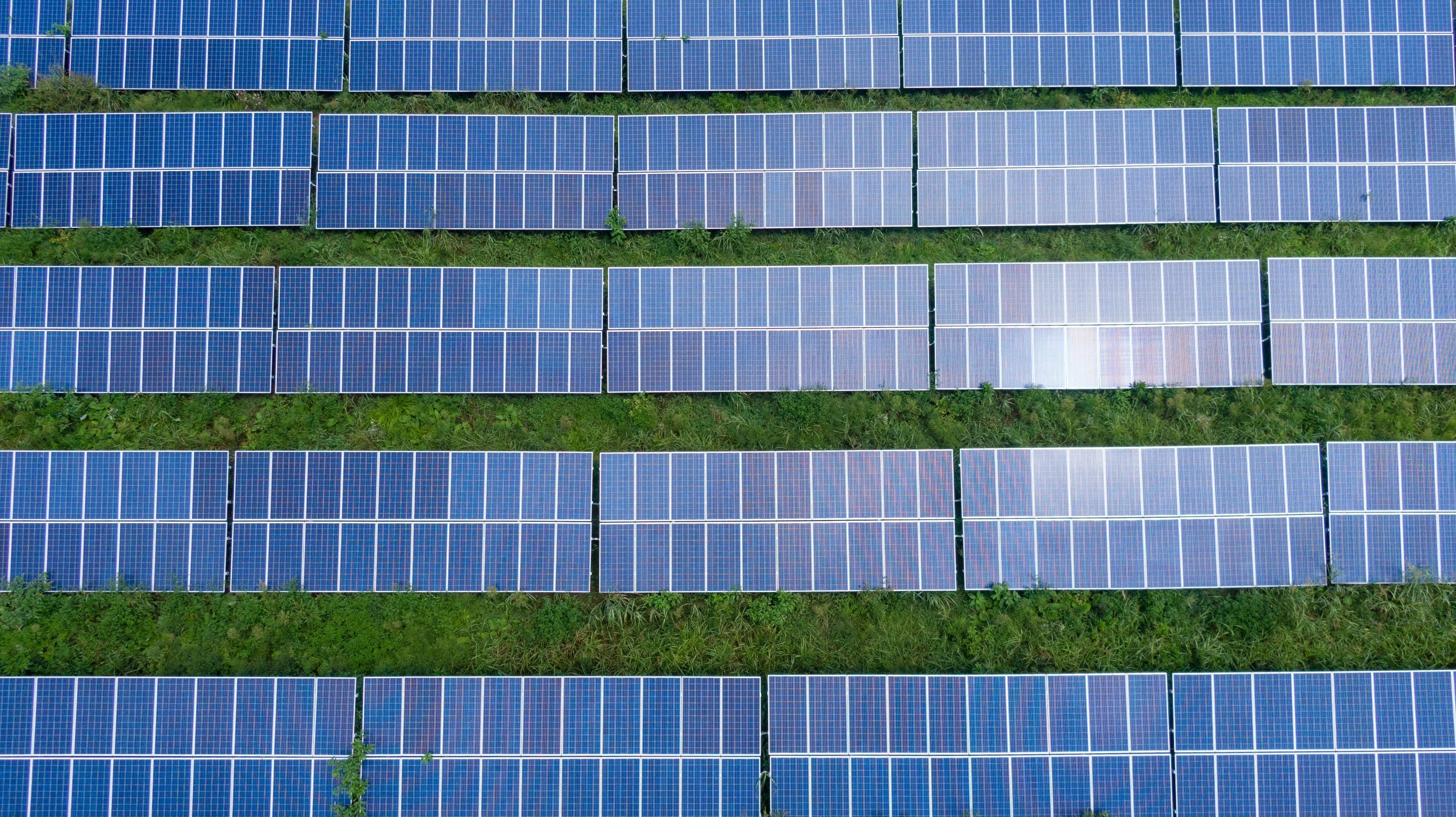Free Top View Photo of Solar Panels Stock Photo