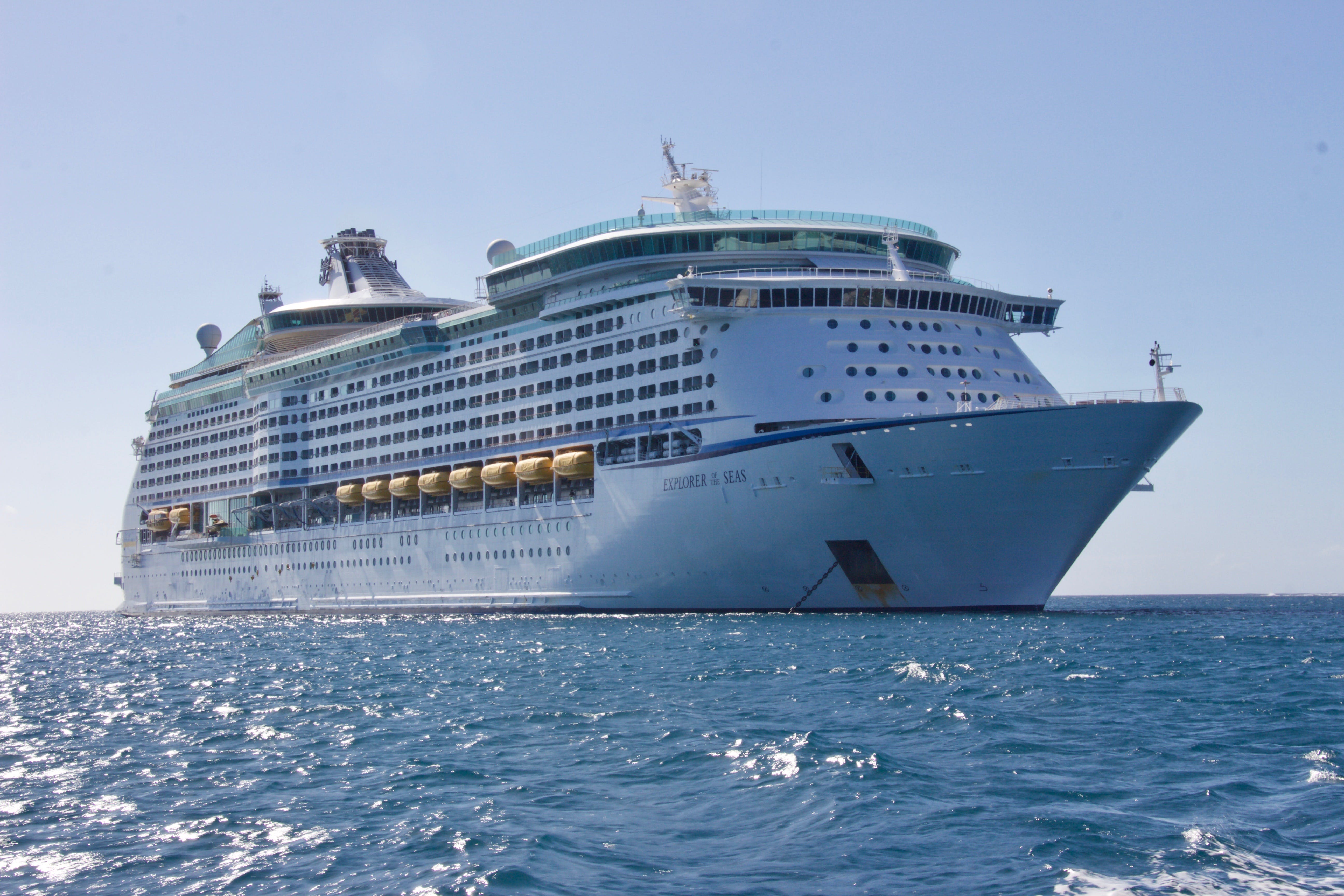 Free White Cruise Ship Stock Photo