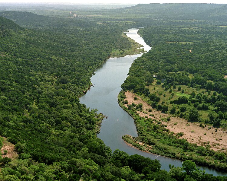 File:Brazos River below Possum Kingdom Lake, Palo Pinto County, Texas.jpg